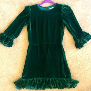 Green Holiday dress